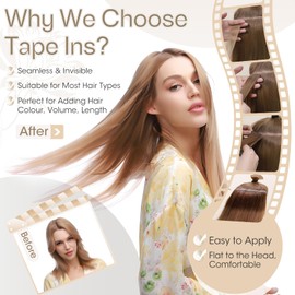 Elailite Tape in Extensions Human Hair 20 Pcs - Seamless Invisible Skin Weft 100% Real Remy Hair Straight Balayage (#Ombre 1B/1B/GREY Natural Black/Natural Black Mix Grey, 16 Inch)