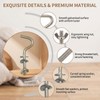 2 Pack Hammock Stand Replacement Hook Metal Hanging Hardware