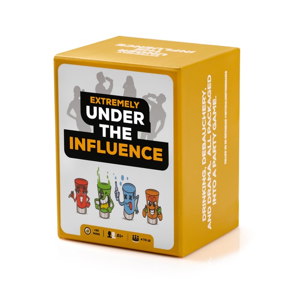 Shots No Chaser Extremely Under The Influence (Expansion Pack) - Drinking Game - Hilarious Party Game for Adults - Fun Challenges, Dares, and Questions - Perfect for Game Night and Parties