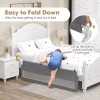 Costway 71" Foldable Adjustable Extra Long Bed Rail Guard Bed