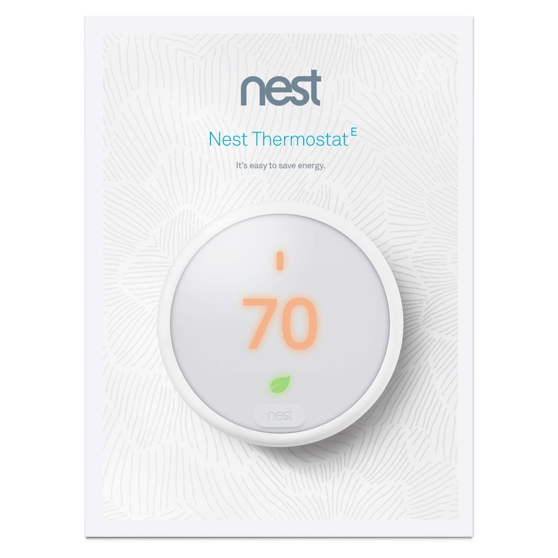 Nest Thermostat E Programmable Smart Thermostat for Home, App Controlled
