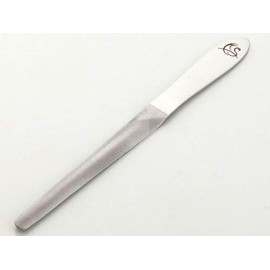 柄沢ヤスリ 爪ヤスリ シャイニー レザーケース付き 革黒