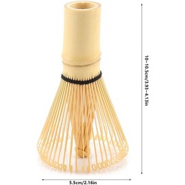 Yangshengyi Natural Bamboo Matcha Tea Whisk, 1Pc Handcrafted Bamboo Matcha Whisk, Traditional Japanese Chasen Matcha Stirrer for Tea Room