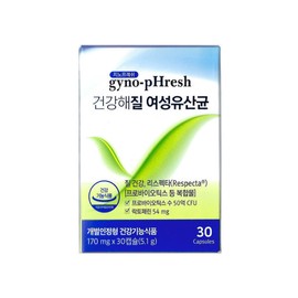 Ginofresh 지노프레쉬 건강해질 여성유산균 170mg x 30캡슐 / 써클 Ginofresh Women's Probiotics 170mg x 30 Capsules / Circle