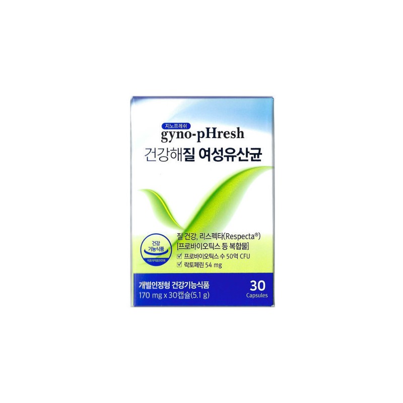 Ginofresh 지노프레쉬 건강해질 여성유산균 170mg x 30캡슐 / 써클 Ginofresh