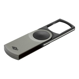 Wedo 2717654 Swing It Illuminated Magnifier with 3X Magnification - Silver