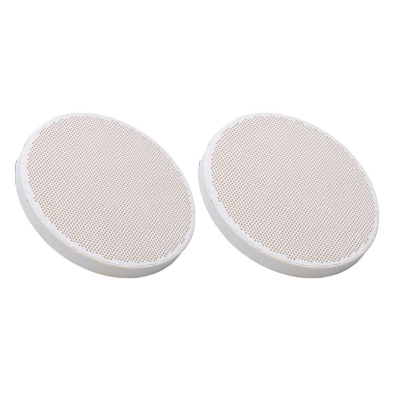 2PCS Round Welding Plate with Multiple Holes Quartz Welding Tile