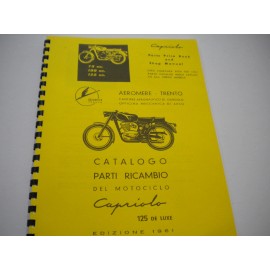 1960's Capriolo Motorcycle Parts & Service Manual-NEW
