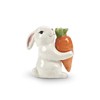 Abbott Collection Home Bunny and Carrot Salt and Pepper White