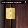 AmzGod Door Hinges Satin Brass - 30 Pack Gold Door
