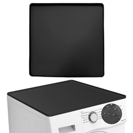 1PCS Washer and Dryer Covers for the Top, 26''x 24'' Silicone Washer and Dryer Top Protector Mat Non-slip Waterproof Washable Washer Dryer Countertop Cover for Home Kitchen Laundry Room