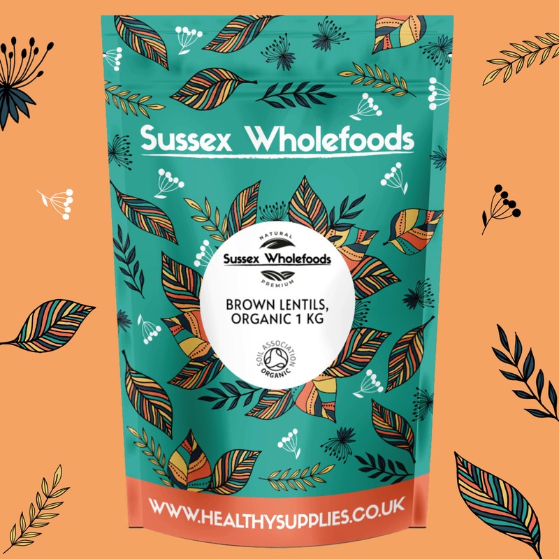 Sussex Wholefoods Organic Brown Lentils 500g