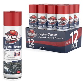 KRAKEN BOND Engine Cleaner Spray - (12x12.3 fl. Oz) Engine Degreaser for Engine Bay, Gunk, and Motor | 12 Pack