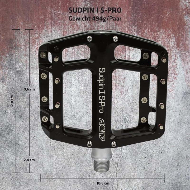 NC-17 Sudpin I S-Pro Flat Pedal - White