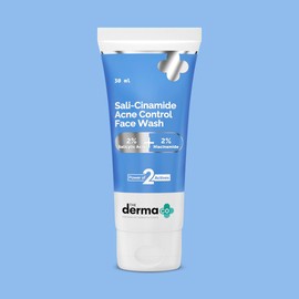 The Derma Co. Sali-Cinamide Anti-Acne Face Wash with 2% Salicylic Acid & 2% Niacinamide - 30ml