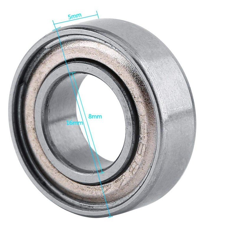 10pcs 688ZZ Mini Metal Ball Bearings Double Shielded Deep Groove
