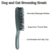 Zorrasxy Dog Grooming Bath Brush, Pet Instant Detangler Pin Brushes,