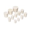 22Pcs Solid Rubber Stoppers，Lab Plug 000#-8# Sizes Tapered Lab Rubber