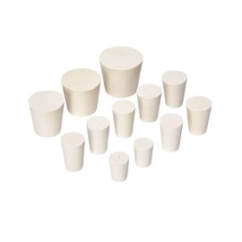 22Pcs Solid Rubber Stoppers，Lab Plug 000#-8# Sizes Tapered Lab Rubber Plugs for Sealing，11 Assorted Sizes.