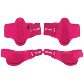 Horse Boots, Splint Boots for Horses with Impact Protection Rubber, Stylish Secure Closure Horse Sport Boots, Horse Boots Set of 4 for Equestrian Endurance Riding and Training