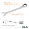 HB 13MM 120-Tooth Non-Slip Reversible Ratchet Wrench, Metric, Made In