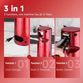 Davivy Heavy Duty Electric Commercial Can Opener Automatic Smooth Edge Under Cabinet RD