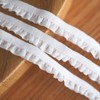 sempiterno Extra Narrow Ruffle Lace, Elastic Lace, Length 32.8 ft