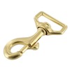 3600 Natural Brass, Swivel Bolt Snap, Solid Brass-LL, 1"