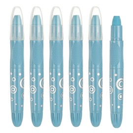 PATIKIL Watercolor Gel Crayon, 6Pcs Washable Twist Crayons for Coloring, Drawing, Painting, Blue-Gray (5.2x0.59)