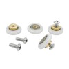 4PCS Shower Door Rollers Runners Wheels Replacement Part Bathroom Glass
