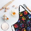 BDPWSS Dog Paw Print Apron Dog Groomer Gift Dog Grooming