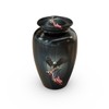 ARYSTPU Small Keepsake Cremation Urn – 3-Inch Black Mini Urns
