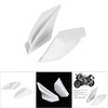 Motorcycle Aerodynamic Winglets Spoiler Wing Universal Modification AccessoryWhite