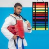 Martial Arts Belt Display Rack - Wall-Mounted Karate and Taekwondo