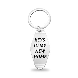 ENSIANTH New Home Gift House Warming Gift New Homeowners Gift Key To My New Home Keychain Moving House Gifts (New Home key)