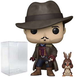 POP His Dark Materials - Lee Scoresby with Hester Funko Vinyl Figure (Bundled with Compatible Box Protector Case)