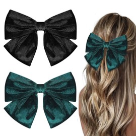 2 Pieces Velvet Hair Clips, Bow Hair Clips, Vintage Hair Clips, Hair Accessories, Party Hair Clips