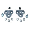 cyclingcolors bike pedal cleats compatible with look keo grey 4.5°