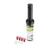 Claber 87320 Adjustable Sprinkler with Interchangeable nozzles, Nero/Arancione/Grigio, 70x55x150 cm