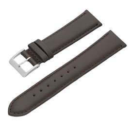 MARCHEL Smooth Leather LLB Leather Strap, Genuine Leather Watch Strap, Cowhide, Fine Leather, brown, Classic