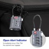 SURE LOCK-Unisex Adult TSA Compatible Travel Luggage Locks, Inspection Indicator,