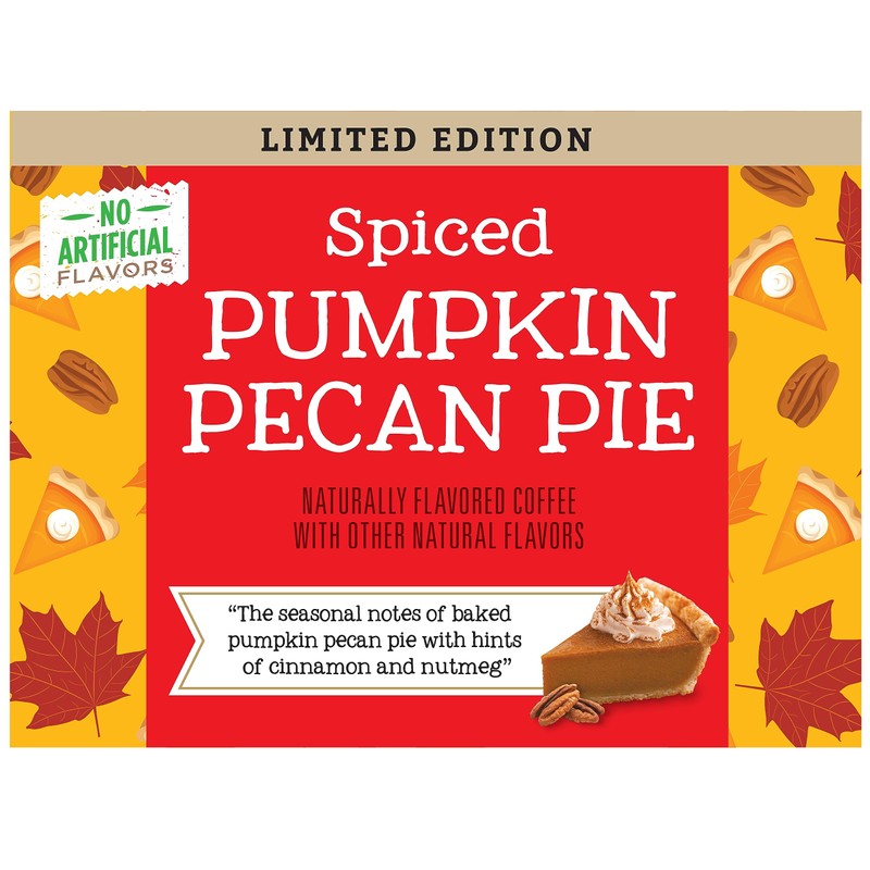 Community Coffee Spiced Pumpkin Pecan Pie Flavored Keurig Coffee Pods,