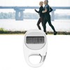 Step Counter Power Saving Mode Clear LCD Display Simple Carabiner