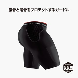 McDavid Compression Inner Wear, With Pad (Hip Bone, Coccyx), Side Pad Pockets, Panties