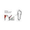Set of 4 Snap Hooks, 304 Stainless Steel Spring Snap
