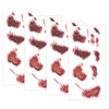 Partybok.com Halloween wound tattoo sticker, TA01, 4 pcs / 파티복닷컴 할로윈 상처 타투 스티커, TA01, 4개