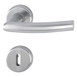 HOPPE Alta 10756944 Pusher on Rosette, BB, 39-47, Stainless Steel