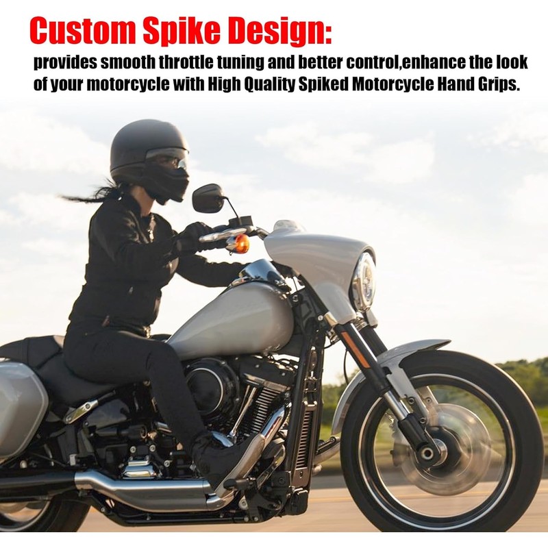 Motorcycle Handlebar Risers, 6" Straight Challenger Riser Extension Kit, 1''