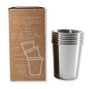 Let's Go Nature'al Stainless Steel Drinking Cups - Set of