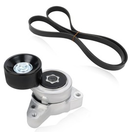 VANJING Drive Belt Tensioner Kit with Pulley Compatible with TSX 2004-2008, Honda CR-V 2002-2012, Accord 2003-2007 2.4L 3.0L L4 Replacement for 31170-RAA-A01 90K-38278A 38278 31170PNA003
